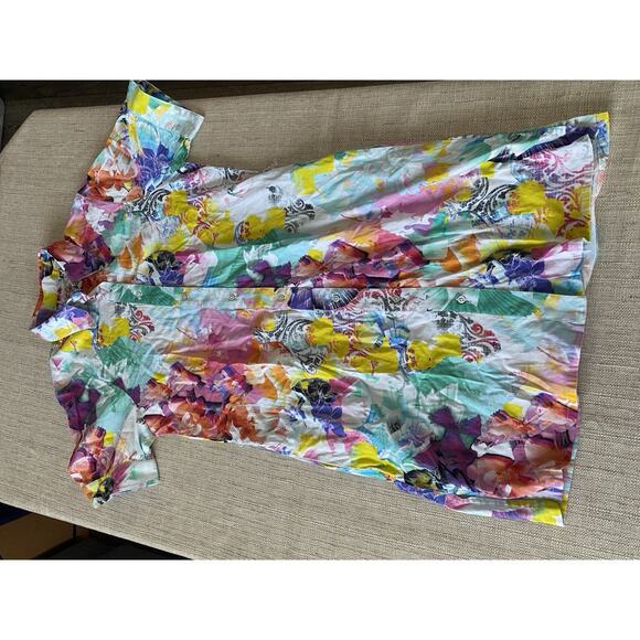 ROBERT GRAHAM MACIE CAROLINE DRESS COTTON BLEND M - Picture 5 of 13